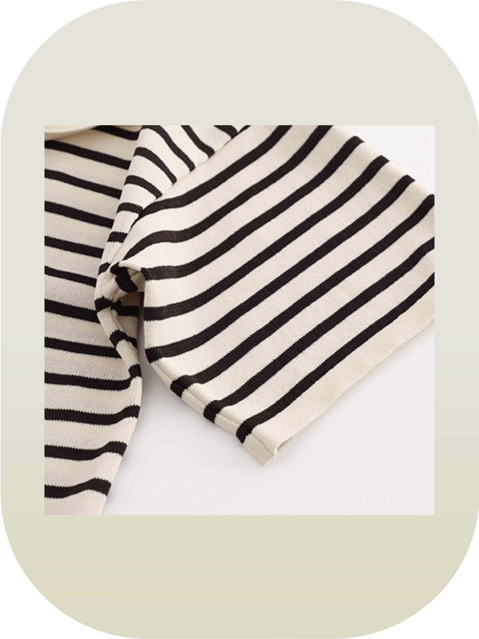 Stripe Docking Knit T - LOVE POMME POMME