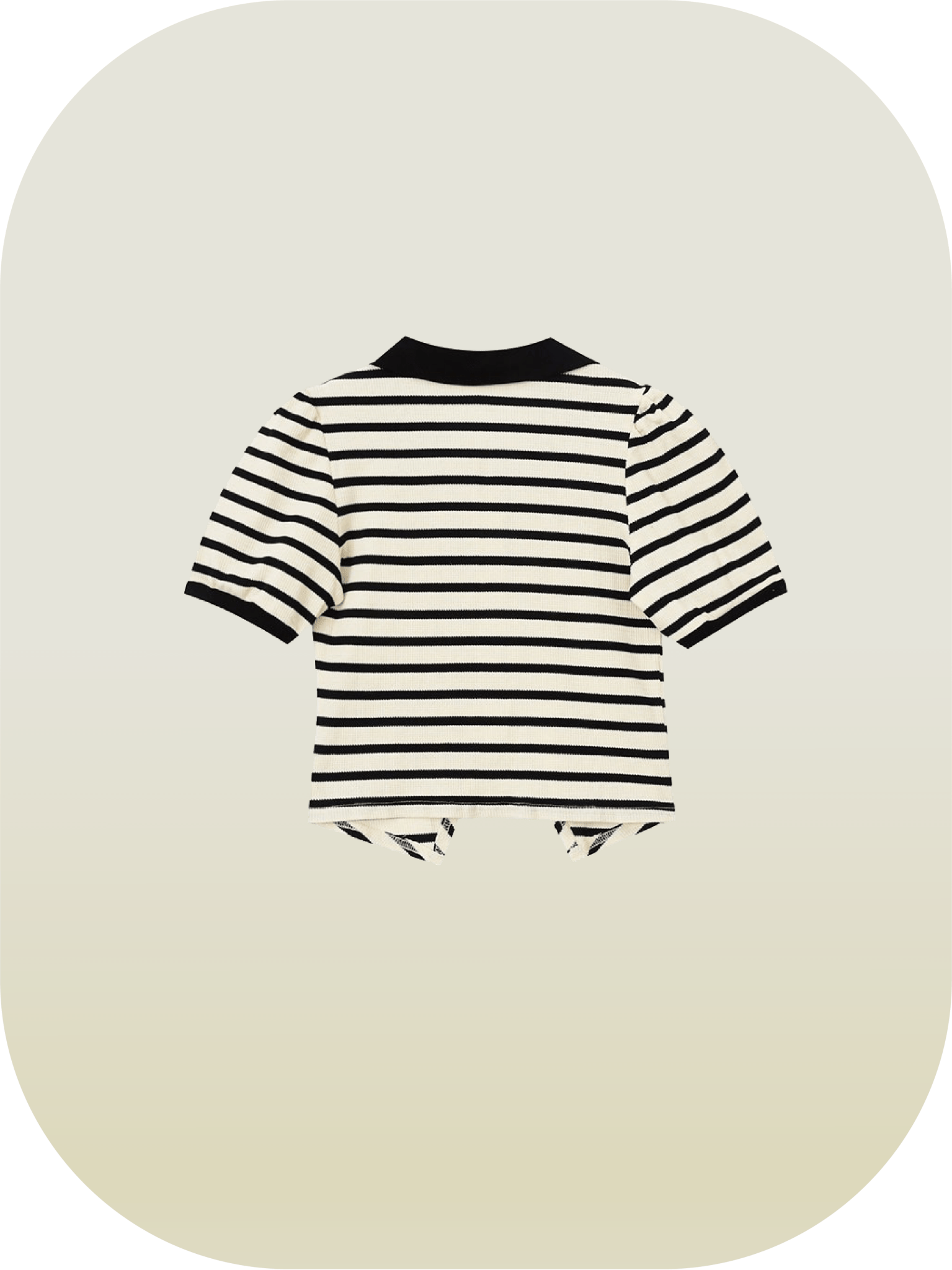 Stripe Zipper Top - LOVE POMME POMME