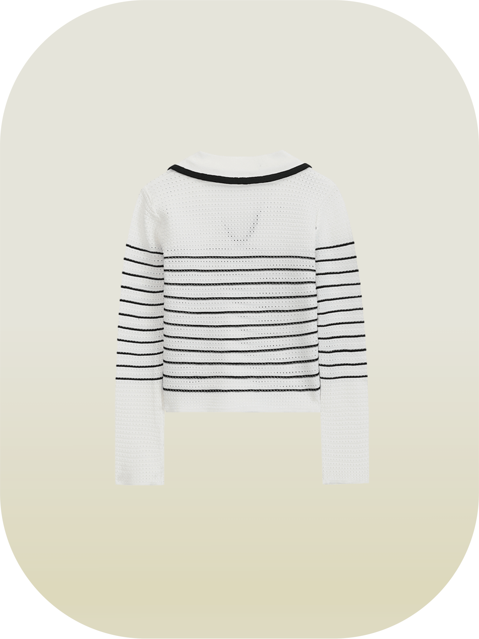 Striped Line Knit Top - LOVE POMME POMME