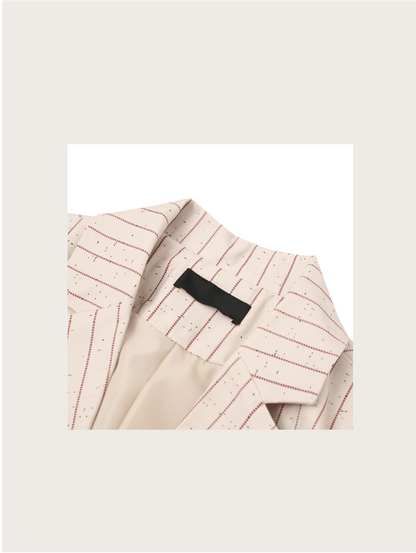 Striped Short Suit Set-up - LOVE POMME POMME