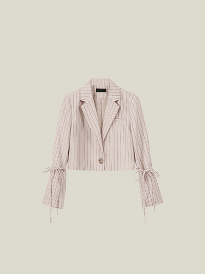 Striped Short Suit Set-up - LOVE POMME POMME