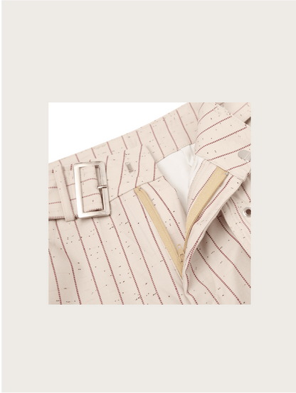 Striped Short Suit Set-up - LOVE POMME POMME