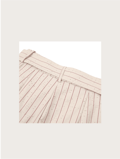 Striped Short Suit Set-up - LOVE POMME POMME