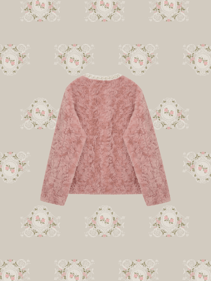 Sweet Pearl Fur Jacket - LOVE POMME POMME