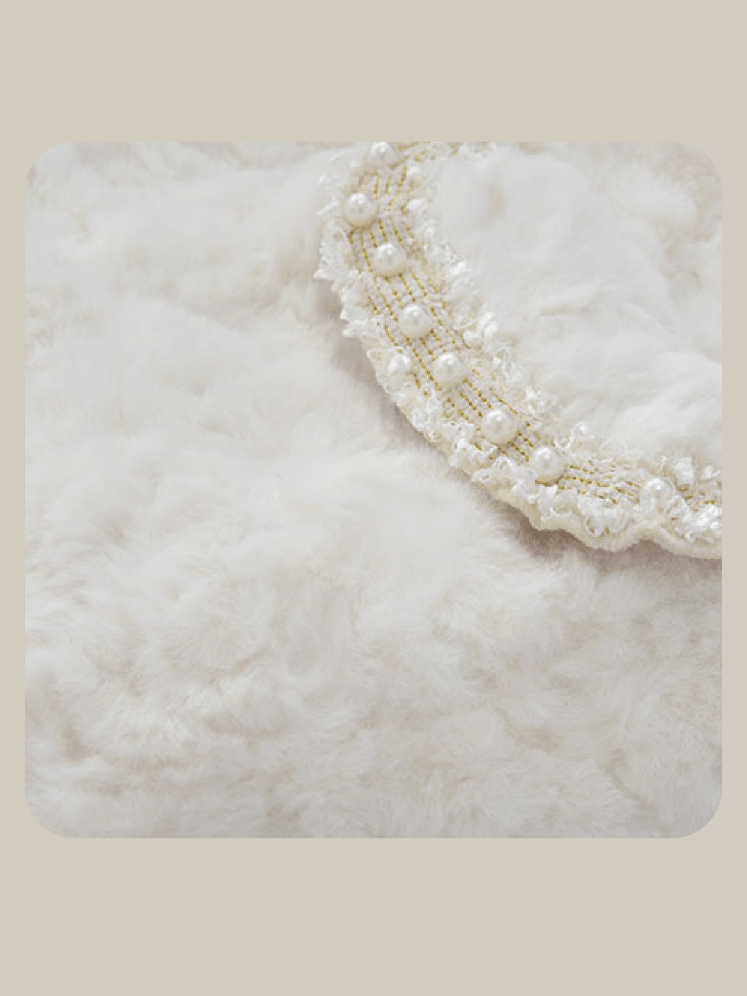 Sweet Pearl Fur Jacket - LOVE POMME POMME