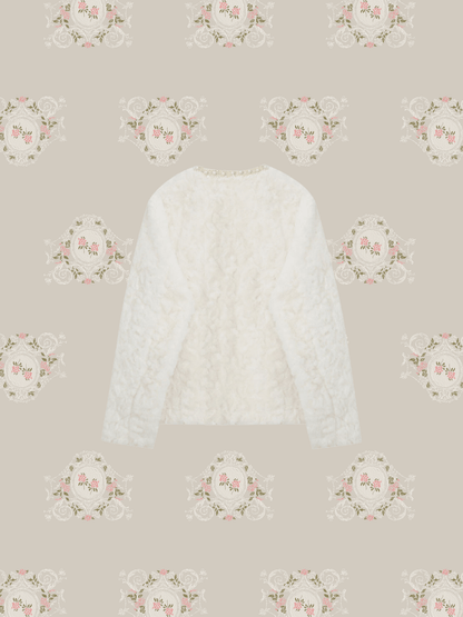 Sweet Pearl Fur Jacket - LOVE POMME POMME