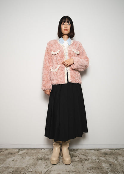 Sweet Pearl Fur Jacket - LOVE POMME POMME