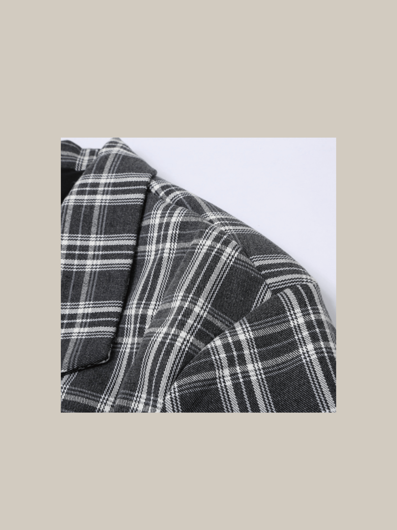 Tailored Check Jacket - LOVE POMME POMME