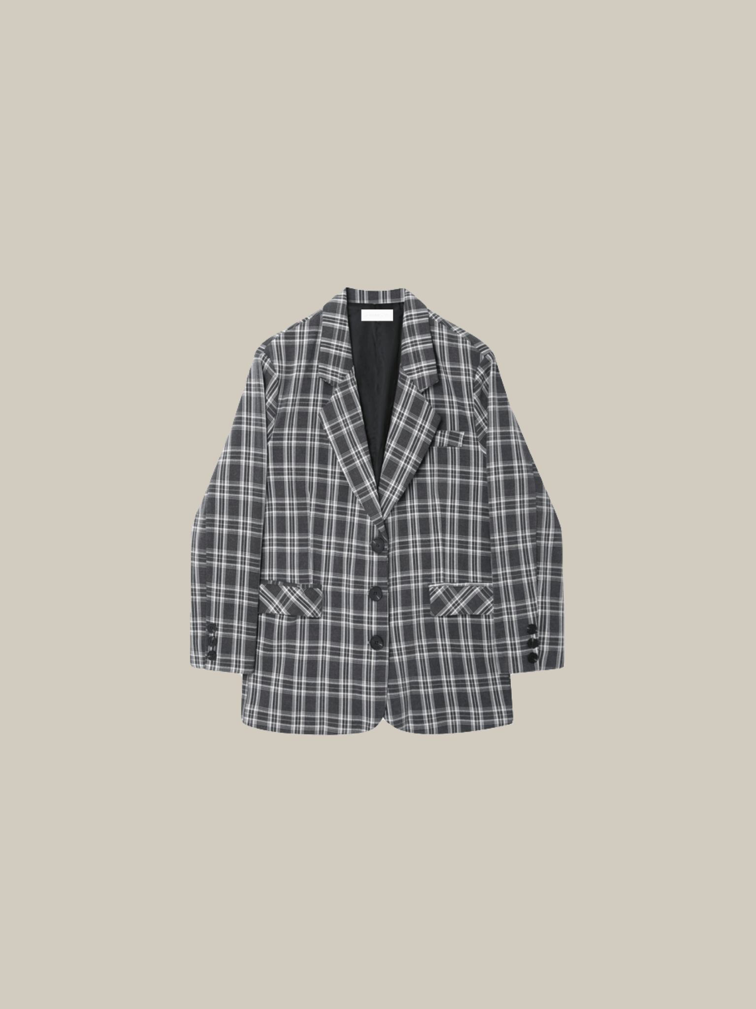 Tailored Check Jacket - LOVE POMME POMME