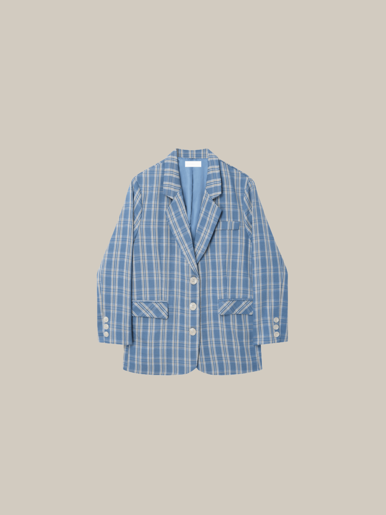 Tailored Check Jacket - LOVE POMME POMME