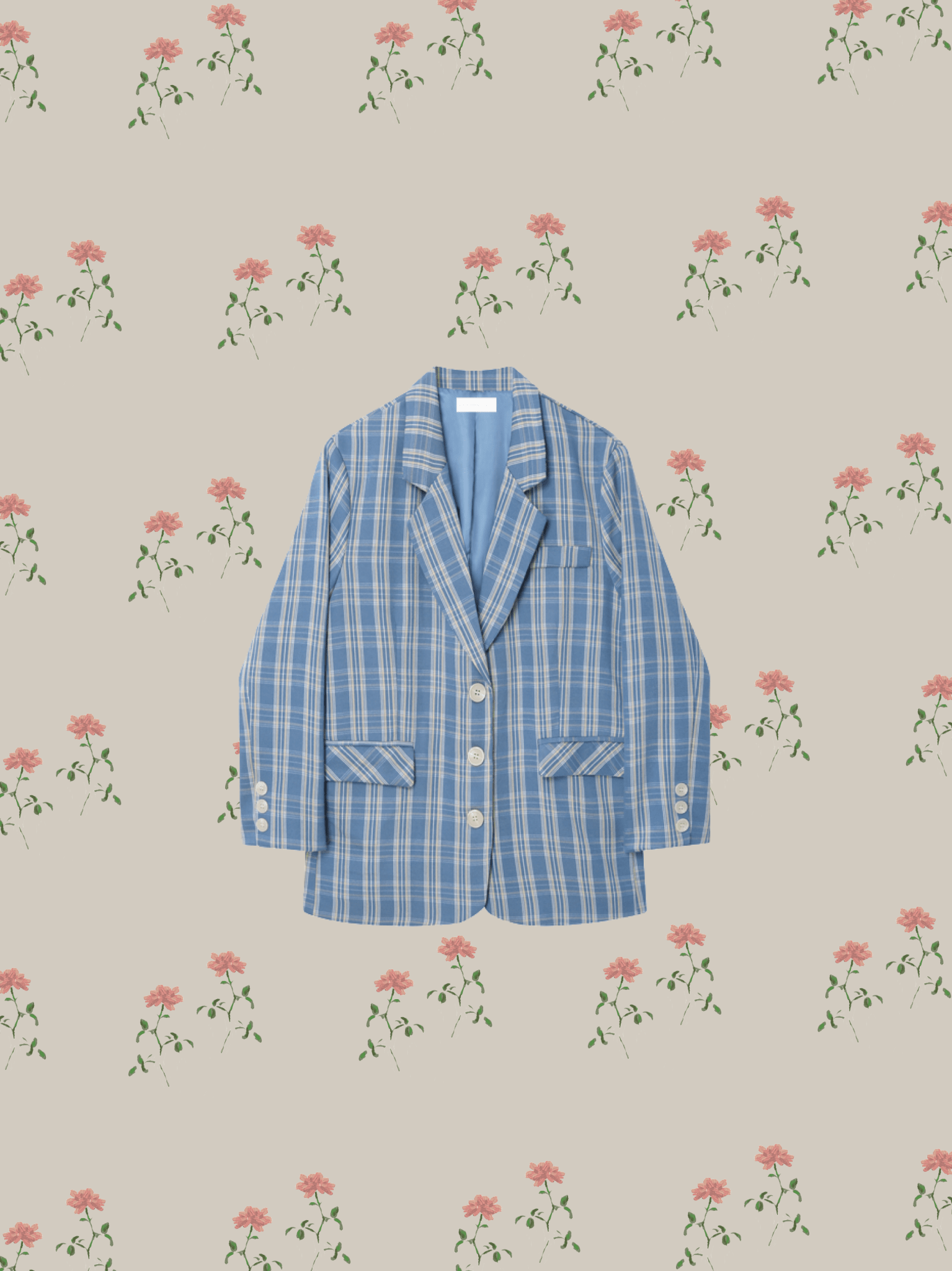 Tailored Check Jacket - LOVE POMME POMME