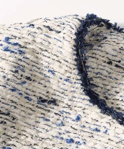 Texture Elegant Tweed Jacket - LOVE POMME POMME