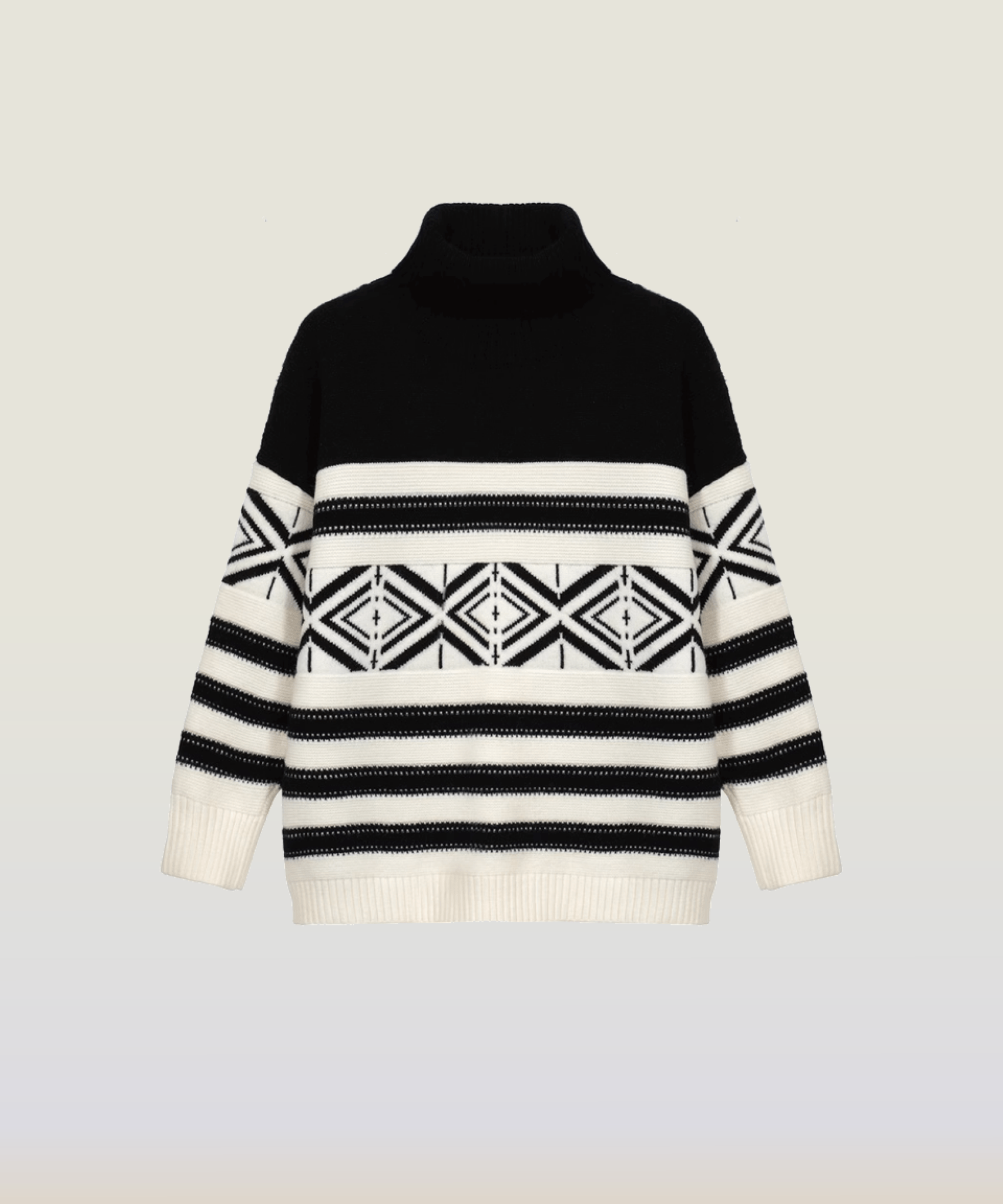 Turtle Neck Elegant Sweater - LOVE POMME POMME