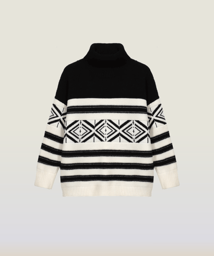 Turtle Neck Elegant Sweater - LOVE POMME POMME