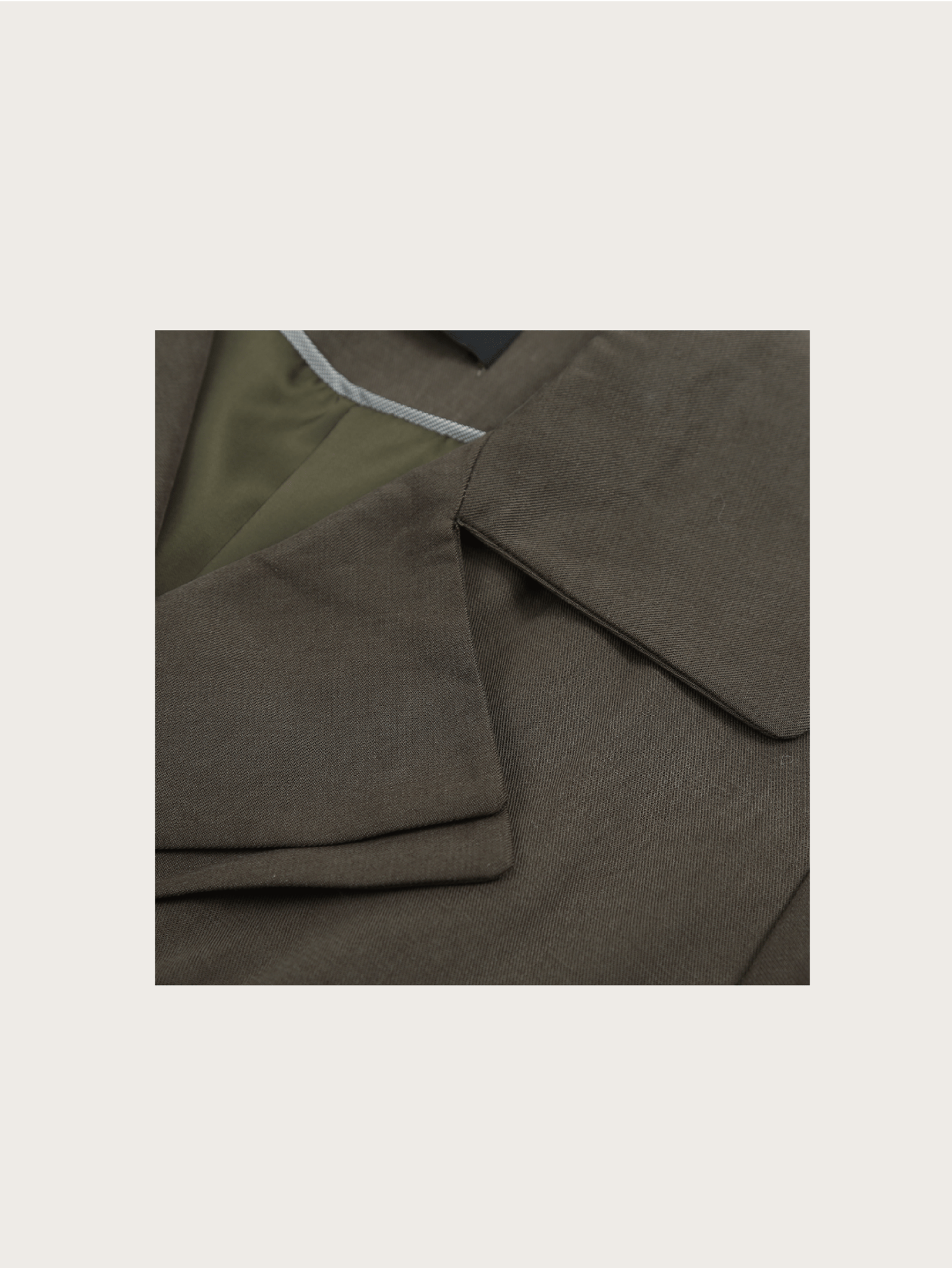 Two-Button Short Trench Coat - LOVE POMME POMME