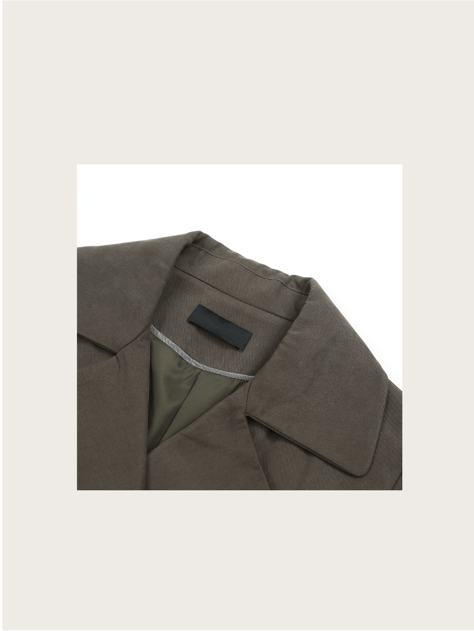 Two-Button Short Trench Coat - LOVE POMME POMME