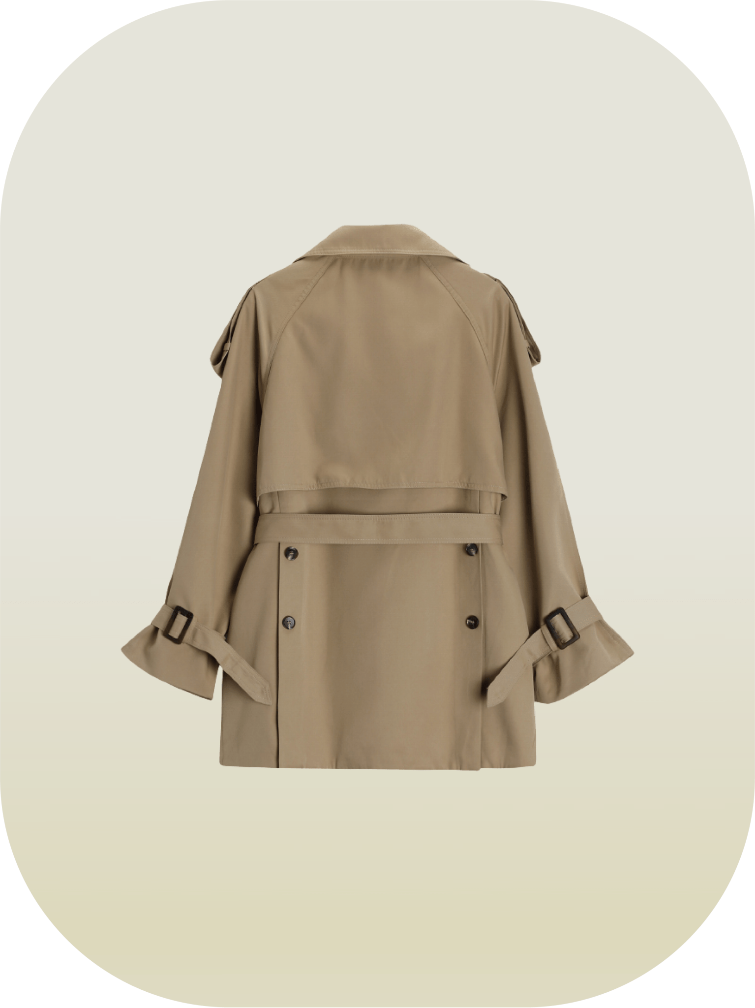 Vintage Belt Trench Coat - LOVE POMME POMME