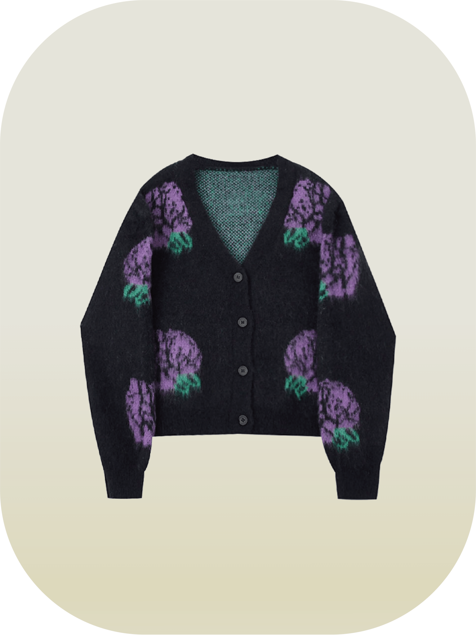 Vintage Garden Knit Cardigan - LOVE POMME POMME