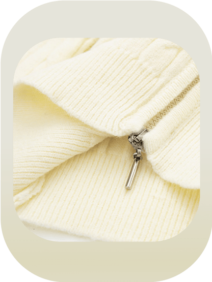 Vintage Lapel Knitwear - LOVE POMME POMME